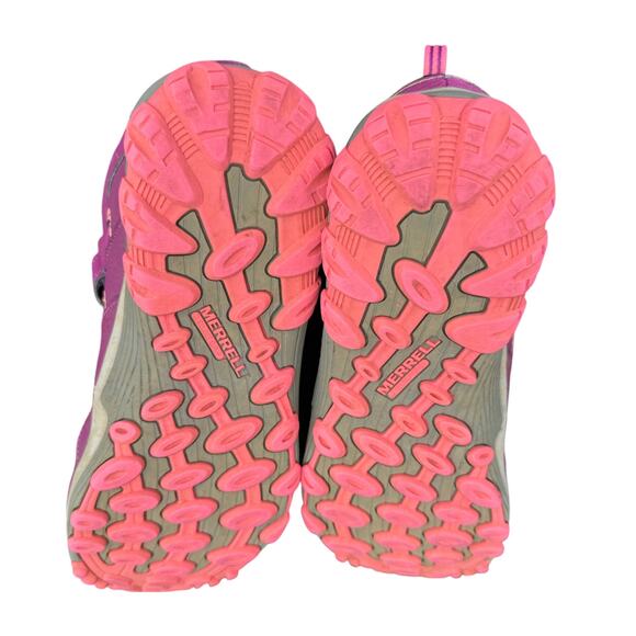 Merrell Chameleon Hiking Boot Unisex Big Kid Womens 6.5 Pink Waterproof MK159720 - Picture 8 of 9